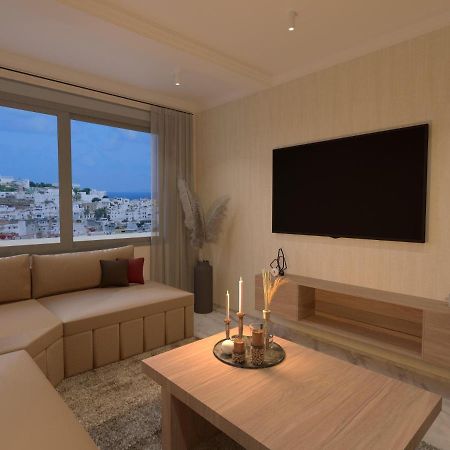 Appartement De Luxe, Vue Kasbah De Tanger Et Mer Luaran gambar